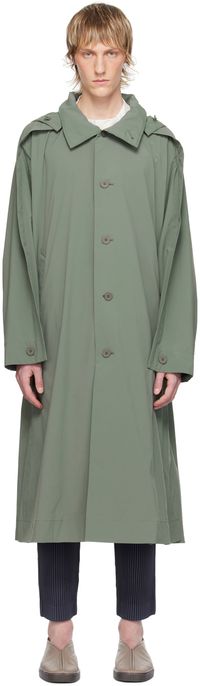 HOMME PLISSÉ ISSEY MIYAKE Khaki Wing Coat