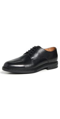 Polo Ralph Lauren Asher Captoe Dress Shoes Black 7.5