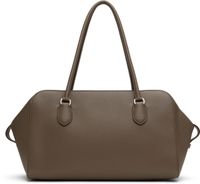 The Row Taupe EW Bowling Bag