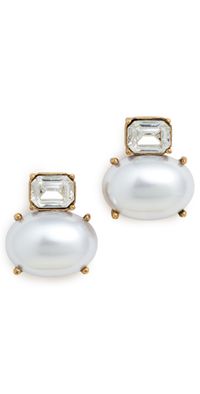 Elizabeth Cole Grazie Earrings Pearl One Size
