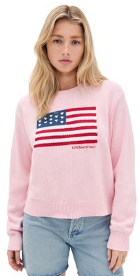 LoveShackFancy Ty Pullover Blushing Liberty L
