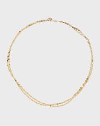 14K Gold Double Strand Petite Nude Choker