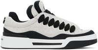 Dolce&Gabbana Gray & Black New Roma Sneakers