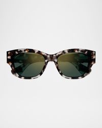 Acetate Rectangle Sunglasses
