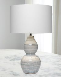 Catalina Wave 24.5" Table Lamp