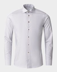 Men's Contemporary Fit Cotton-Lyocell Sport Shirt