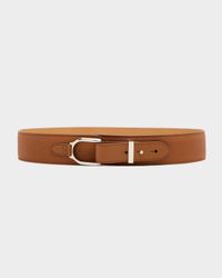 Welington Pebbled Leather Turnback Belt