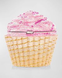 Strawberry Cupcake Crystal Minaudiere