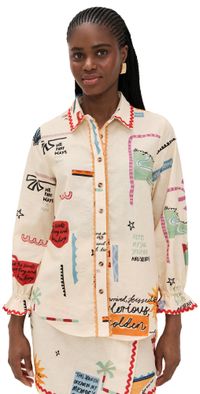 Never Fully Dressed Poema Geanie Shirt Cream 18