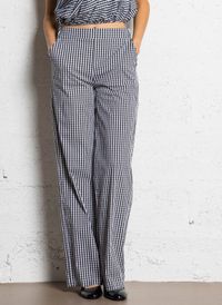 Imperial - Pantalon large en coton mélangé - Taille L - Multicolore