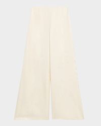 Daria Satin Wide-Leg Pants