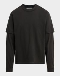 Men's Hybrid Cotton Long-Sleeve T-Shirt
