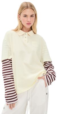 Sandy Liang Dew Top Cream XS