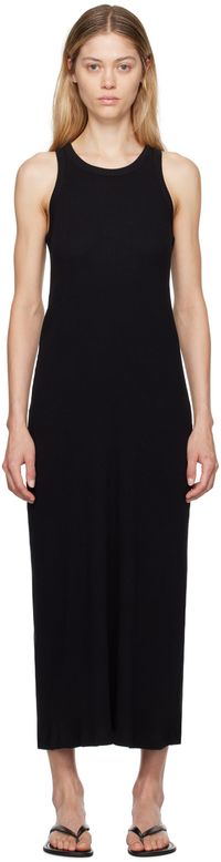 The Row Black Yule Maxi Dress