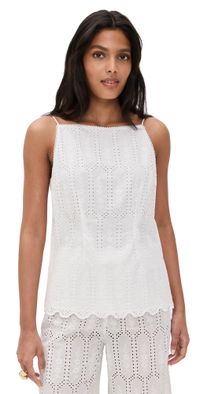 Kivari Jordan Top White Broidery M