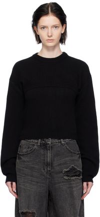 Juun.J Black Two-Way Sweater Set