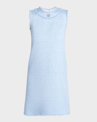 Rachel Tweed Sleeveless A-Line Dress