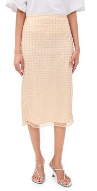 STAUD Casey Skirt Stardust 2