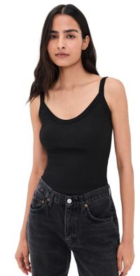 AGOLDE Jordan Tank Black M