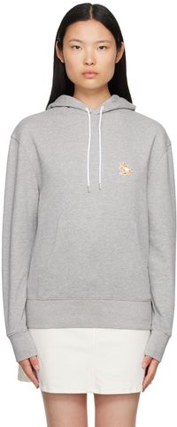 Maison Kitsuné Gray Chillax Fox Hoodie