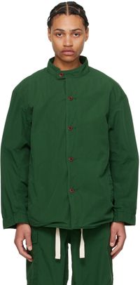 nanamica Green Band Collar Jacket