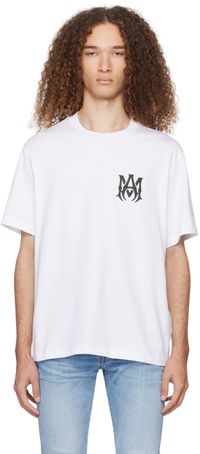 AMIRI White 'MA' T-Shirt