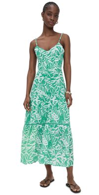 Ro's Garden Brittany Midi Dress Greenmirna L