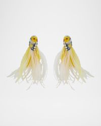 Amarillo Bird Earrings