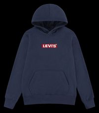 Levi's Kids - Sweat à capuche droit en coton mélangé - Taille 8A - Bleu