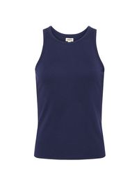 Women's Nia Rib-Knit Tank Top - Deep Midnight - Size XL