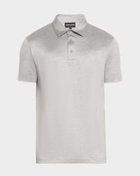 Men's Solid Jersey Polo Shirt