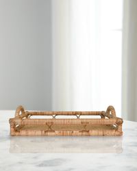 Tatum Rattan Tray