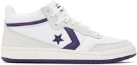 Converse Baskets mi-montantes Fastbreak Pro blanc et gris