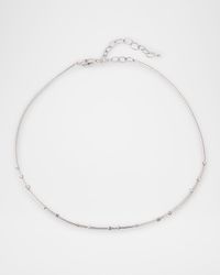 18k White Gold Diamond Necklace