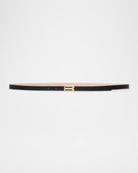 Frame B-Logo Micro Leather Belt