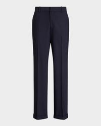 High-Rise Relaxed Straight Pants