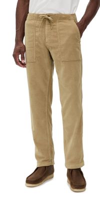 Faherty Stretch Terry Corduroy Utility Pants Barley L