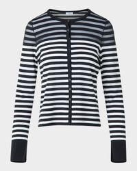 Kodak Stripes Merino Wool Cardigan