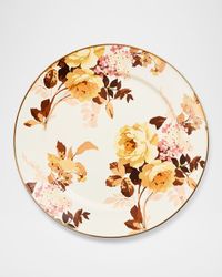 Wild Rose White Charger Plate