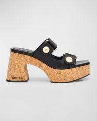 Fayence Dual-Grip Platform Slide Sandals