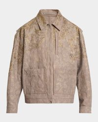 Men's Veper Embroidered Denim Jacket