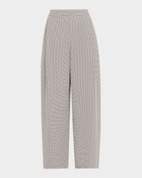 Cooper Houndstooth Jacquard Barrel Pants