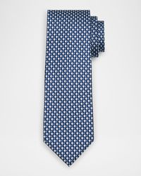 Men's Ping Pong Paddle Printed Silk Tie