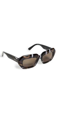 Pucci Square Sunglasses Animal/Brown One Size