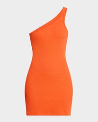 Addison One-Shoulder Mini Bodycon Tank Dress