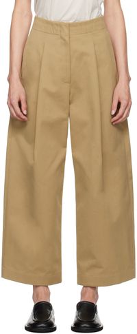 Studio Nicholson Tan Dordoni Volume Trousers