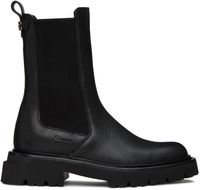 Ferragamo Black Oderico Chelsea Boots