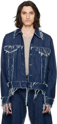 Bianca Saunders Blue Lexxus 23 Denim Jacket