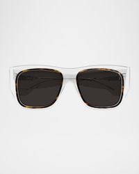 Rectangle Acetate Sunglasses
