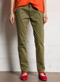 Reiko - Pantalon chino en coton mélangé - Taille 31 - Kaki